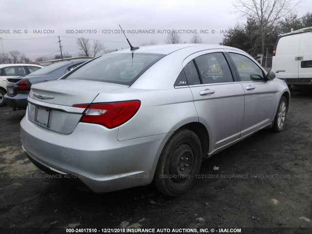 1C3BC1FB2BN525327 - 2011 CHRYSLER 200 TOURING SILVER photo 4