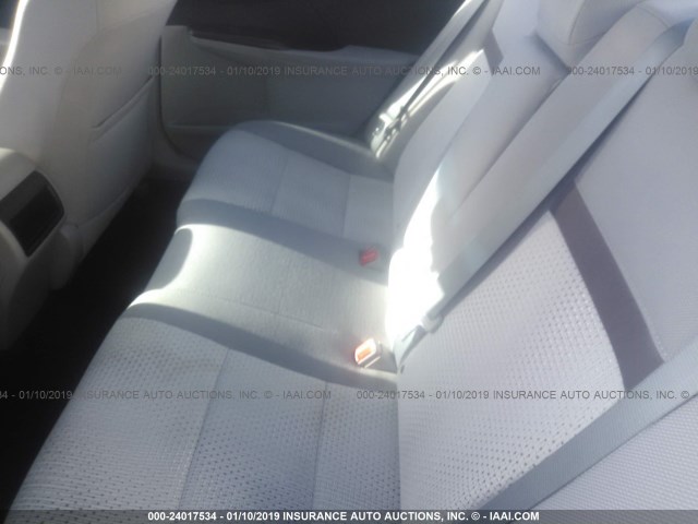 4T1BF1FK1DU231554 - 2013 TOYOTA CAMRY L/SE/LE/XLE GRAY photo 8