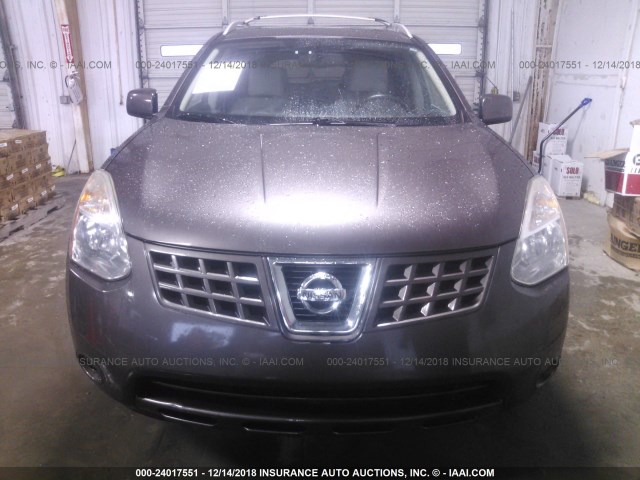 JN8AS5MTXAW025989 - 2010 NISSAN ROGUE S/SL/KROM BROWN photo 6