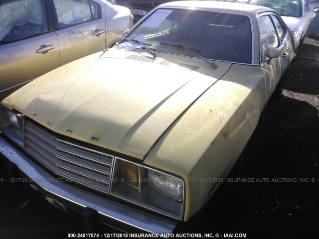 9T10Y202375 - 1979 FORD PINTO YELLOW photo 2
