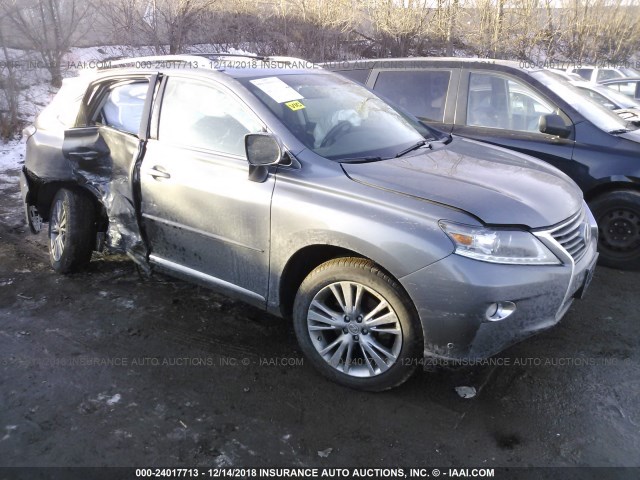 2T2BK1BA1DC166680 - 2013 LEXUS RX 350/BASE/F SPORT GRAY photo 1