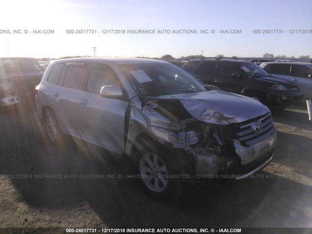 5TDZK3EH6DS105467 - 2013 TOYOTA HIGHLANDER PLUS/SE SILVER photo 1