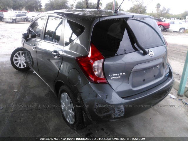 3N1CE2CP8GL379543 - 2016 NISSAN VERSA NOTE S/S PLUS/SV/SL/SR GRAY photo 3