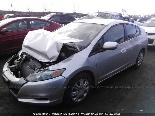 JHMZE2H50BS011283 - 2011 HONDA INSIGHT LX SILVER photo 2