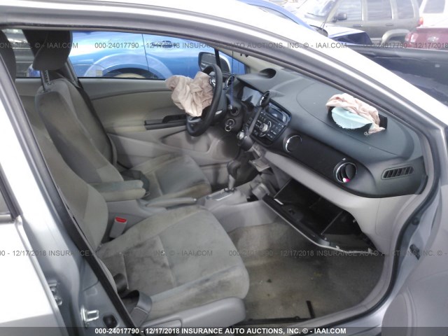 JHMZE2H50BS011283 - 2011 HONDA INSIGHT LX SILVER photo 5