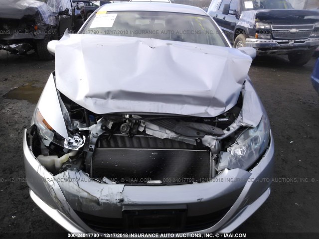 JHMZE2H50BS011283 - 2011 HONDA INSIGHT LX SILVER photo 6