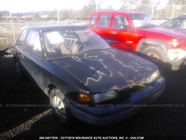 JM1BG232XM0290962 - 1991 MAZDA 323 SE BLACK photo 1