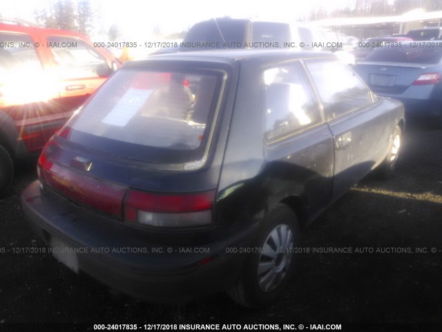 JM1BG232XM0290962 - 1991 MAZDA 323 SE BLACK photo 4