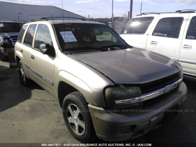 1GNDS13S142152773 - 2004 CHEVROLET TRAILBLAZER LS/LT BEIGE photo 1