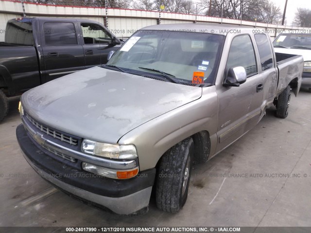 1GCEC19W02Z345148 - 2002 CHEVROLET SILVERADO C1500 BEIGE photo 2