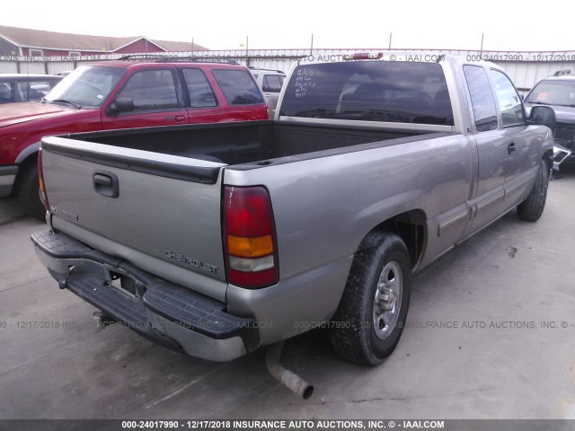 1GCEC19W02Z345148 - 2002 CHEVROLET SILVERADO C1500 BEIGE photo 4