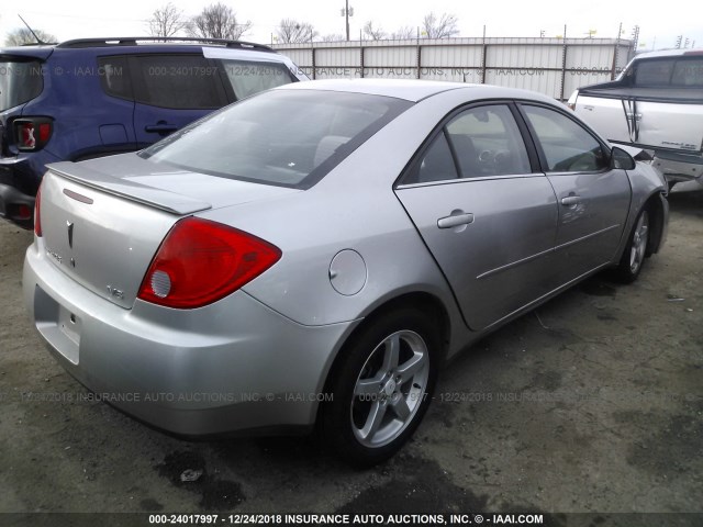 1G2ZG57NX84100407 - 2008 PONTIAC G6 SE SILVER photo 4