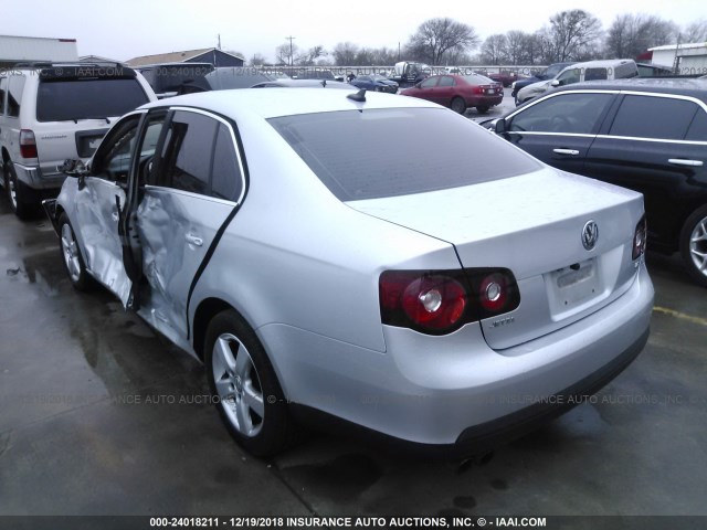 3VWRM71KX8M075458 - 2008 VOLKSWAGEN JETTA SE/SEL SILVER photo 3