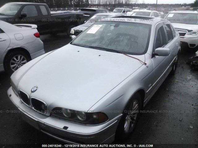 WBADT63473CK42178 - 2003 BMW 530 I AUTOMATIC SILVER photo 2