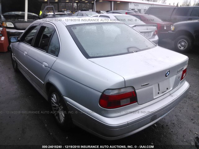 WBADT63473CK42178 - 2003 BMW 530 I AUTOMATIC SILVER photo 3