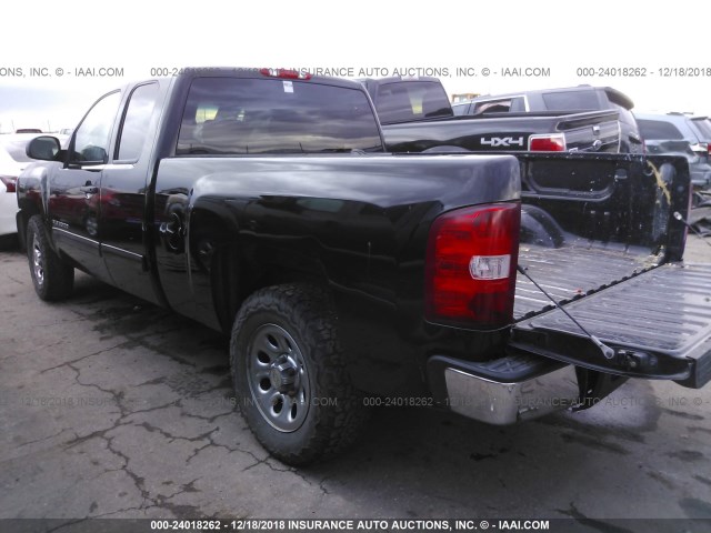 1GCSCREA1AZ246655 - 2010 CHEVROLET SILVERADO C1500  LS BLACK photo 3