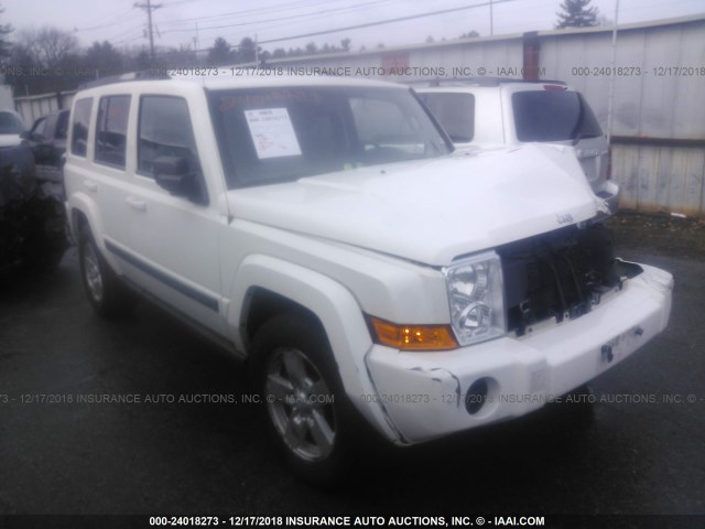 1J8HG48N17C618080 - 2007 JEEP COMMANDER WHITE photo 1
