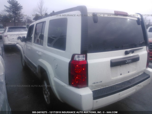1J8HG48N17C618080 - 2007 JEEP COMMANDER WHITE photo 3