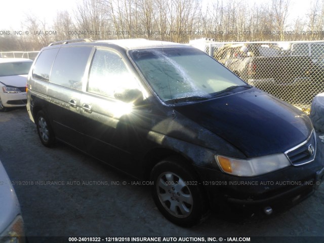 5FNRL18023B042989 - 2003 HONDA ODYSSEY EXL BLACK photo 1