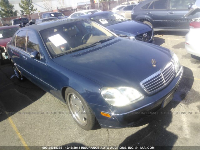 WDBNG75J9YA041016 - 2000 MERCEDES-BENZ S 500 BLUE photo 1