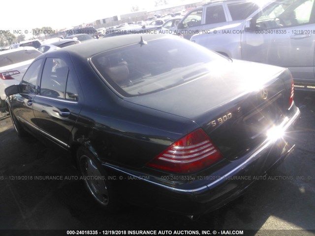 WDBNG75J9YA041016 - 2000 MERCEDES-BENZ S 500 BLUE photo 3