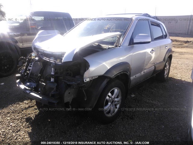 KM8JN12D76U391348 - 2006 HYUNDAI TUCSON GLS/LIMITED 银色 照片 2