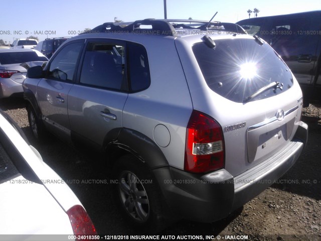 KM8JN12D76U391348 - 2006 HYUNDAI TUCSON GLS/LIMITED 银色 照片 3