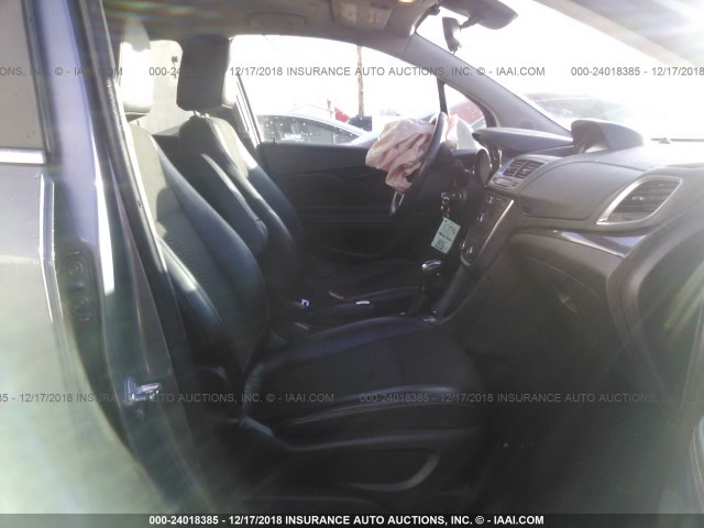 KL4CJASB0EB612204 - 2014 BUICK ENCORE GRAY photo 5