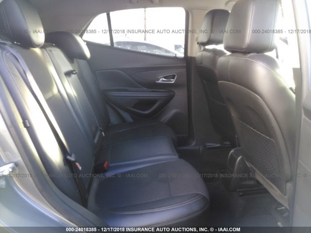 KL4CJASB0EB612204 - 2014 BUICK ENCORE GRAY photo 8