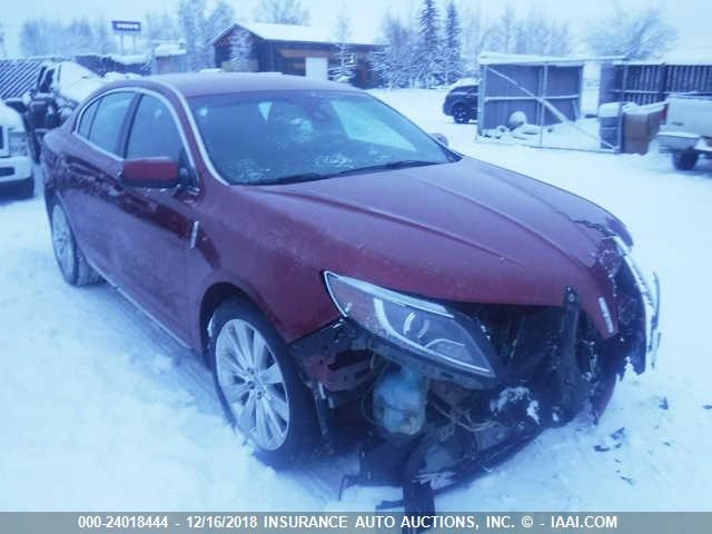 1LNHL9FT9EG610067 - 2014 LINCOLN MKS RED photo 1