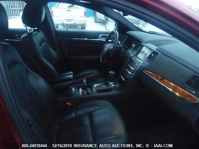 1LNHL9FT9EG610067 - 2014 LINCOLN MKS RED photo 5
