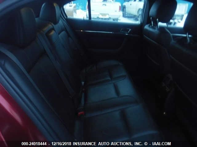 1LNHL9FT9EG610067 - 2014 LINCOLN MKS RED photo 8