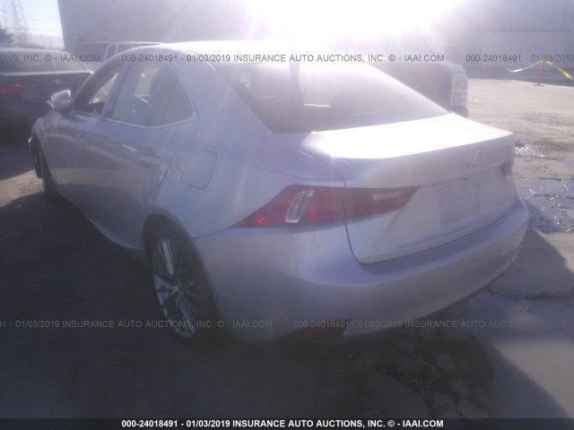 JTHBF1D2XF5056577 - 2015 LEXUS IS 250 SILVER photo 3