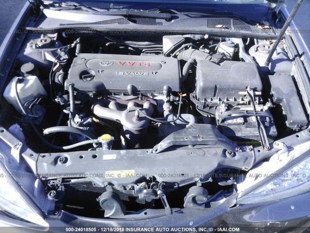 4T1BE32KX5U511642 - 2005 TOYOTA CAMRY LE/XLE/SE GRAY photo 10