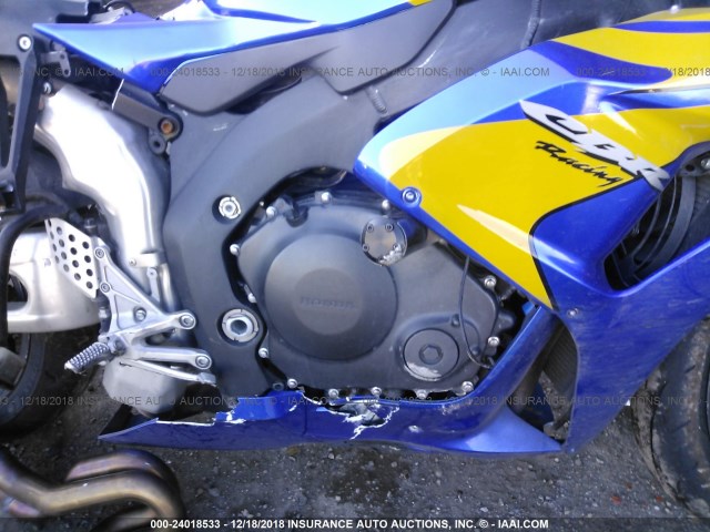 JH2SC57046M206224 - 2006 HONDA CBR1000 RR BLUE photo 8