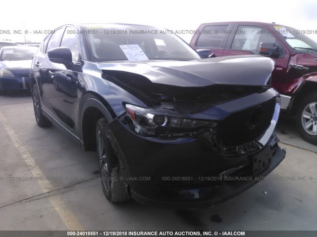 JM3KFACM8J1318219 - 2018 MAZDA CX-5 TOURING BLUE photo 1