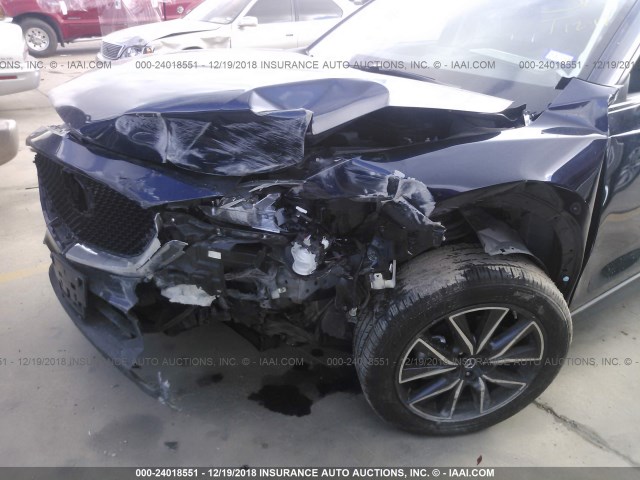 JM3KFACM8J1318219 - 2018 MAZDA CX-5 TOURING BLUE photo 6