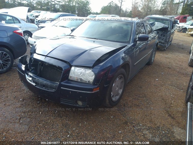 2C3KA53G76H226119 - 2006 CHRYSLER 300 TOURING Navy photo 2