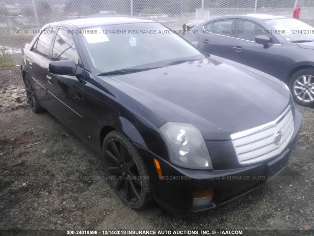 1G6DP577X70186463 - 2007 CADILLAC CTS HI FEATURE V6 BLACK photo 1