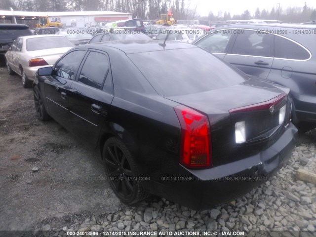 1G6DP577X70186463 - 2007 CADILLAC CTS HI FEATURE V6 BLACK photo 3