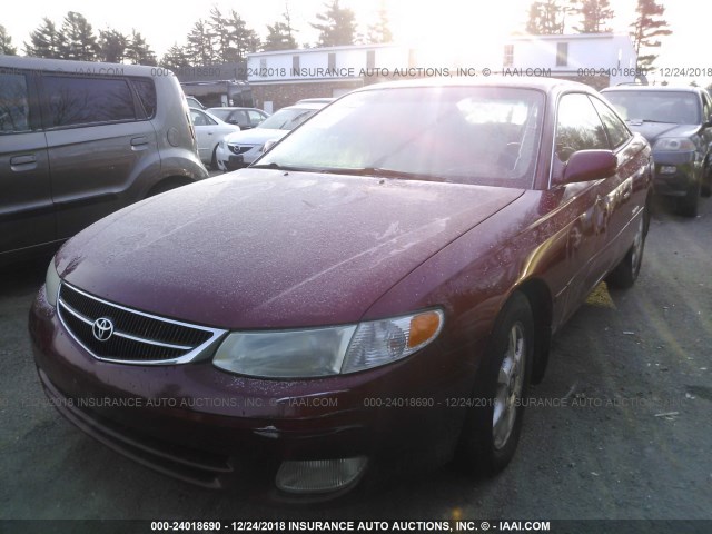 2T1CF28P8YC295665 - 2000 TOYOTA CAMRY SOLARA SE/SLE Qırmızı foto 2