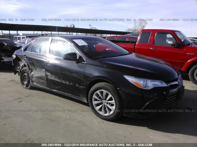 4T4BF1FK7GR577098 - 2016 TOYOTA CAMRY LE/XLE/SE/XSE BLACK photo 1