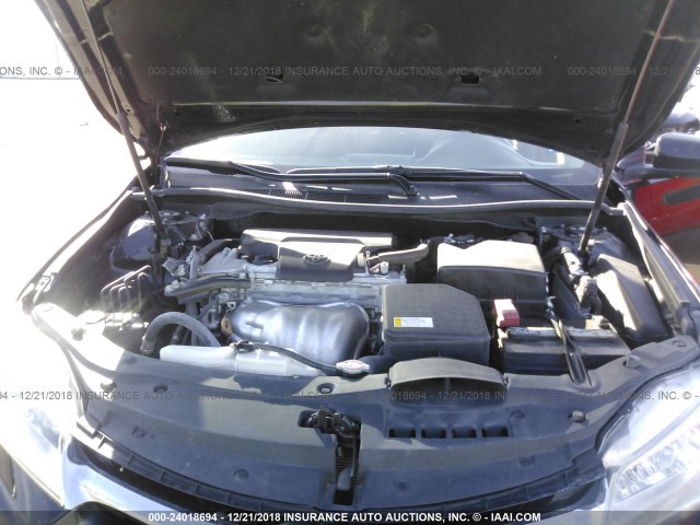 4T4BF1FK7GR577098 - 2016 TOYOTA CAMRY LE/XLE/SE/XSE BLACK photo 10