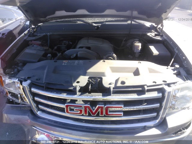 3GTP1VE07DG246689 - 2013 GMC SIERRA C1500 SLE GRAY photo 10