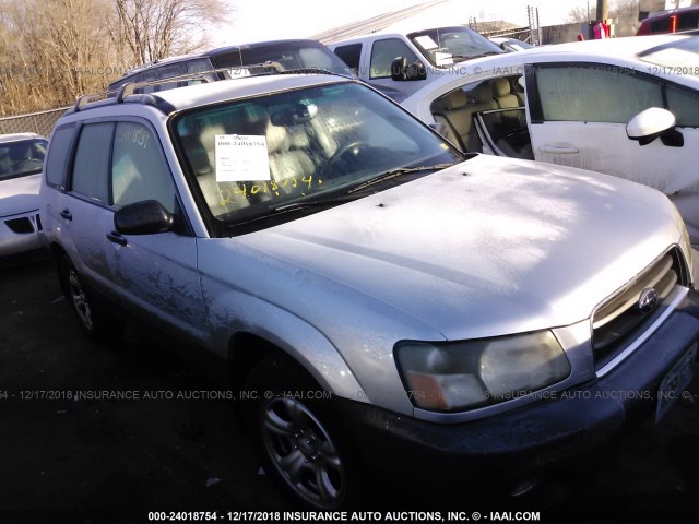 JF1SG63673H760462 - 2003 SUBARU FORESTER 2.5X GRAY photo 1