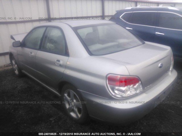 JF1GD61637H511566 - 2007 SUBARU IMPREZA 2.5I SILVER photo 3