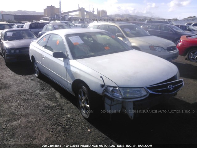 2T1CF22P11C456114 - 2001 TOYOTA CAMRY SOLARA SE/SLE WHITE photo 1