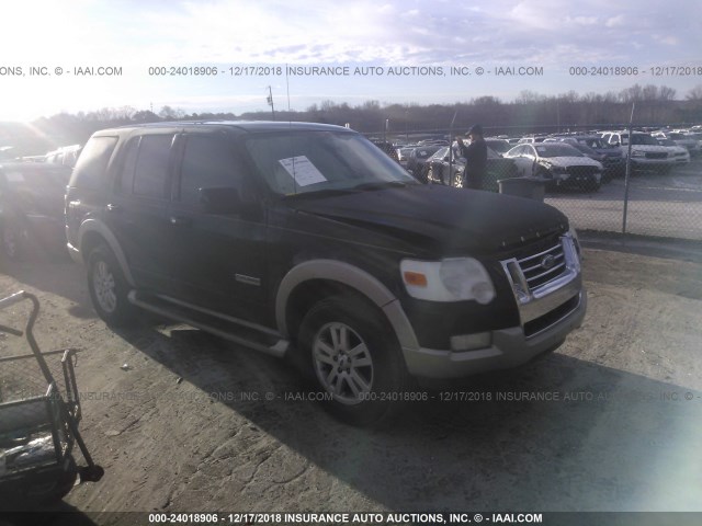 1FMEU64E96UA89227 - 2006 FORD EXPLORER EDDIE BAUER BLACK photo 1