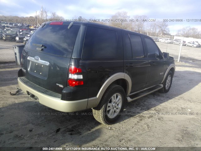 1FMEU64E96UA89227 - 2006 FORD EXPLORER EDDIE BAUER BLACK photo 4