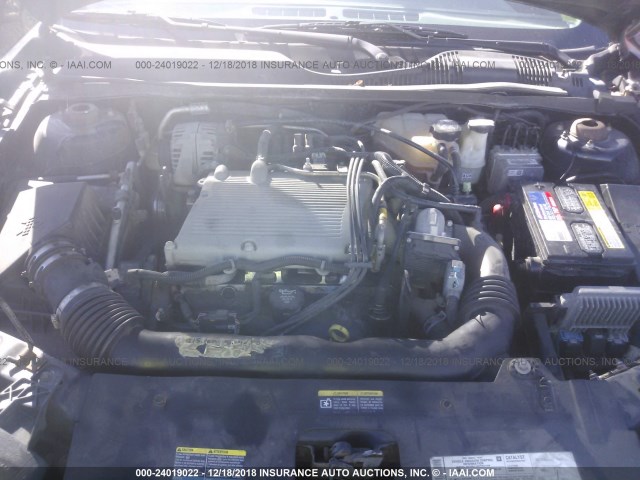 1G1ZT54865F176835 - 2005 CHEVROLET MALIBU LS Mavi foto 10
